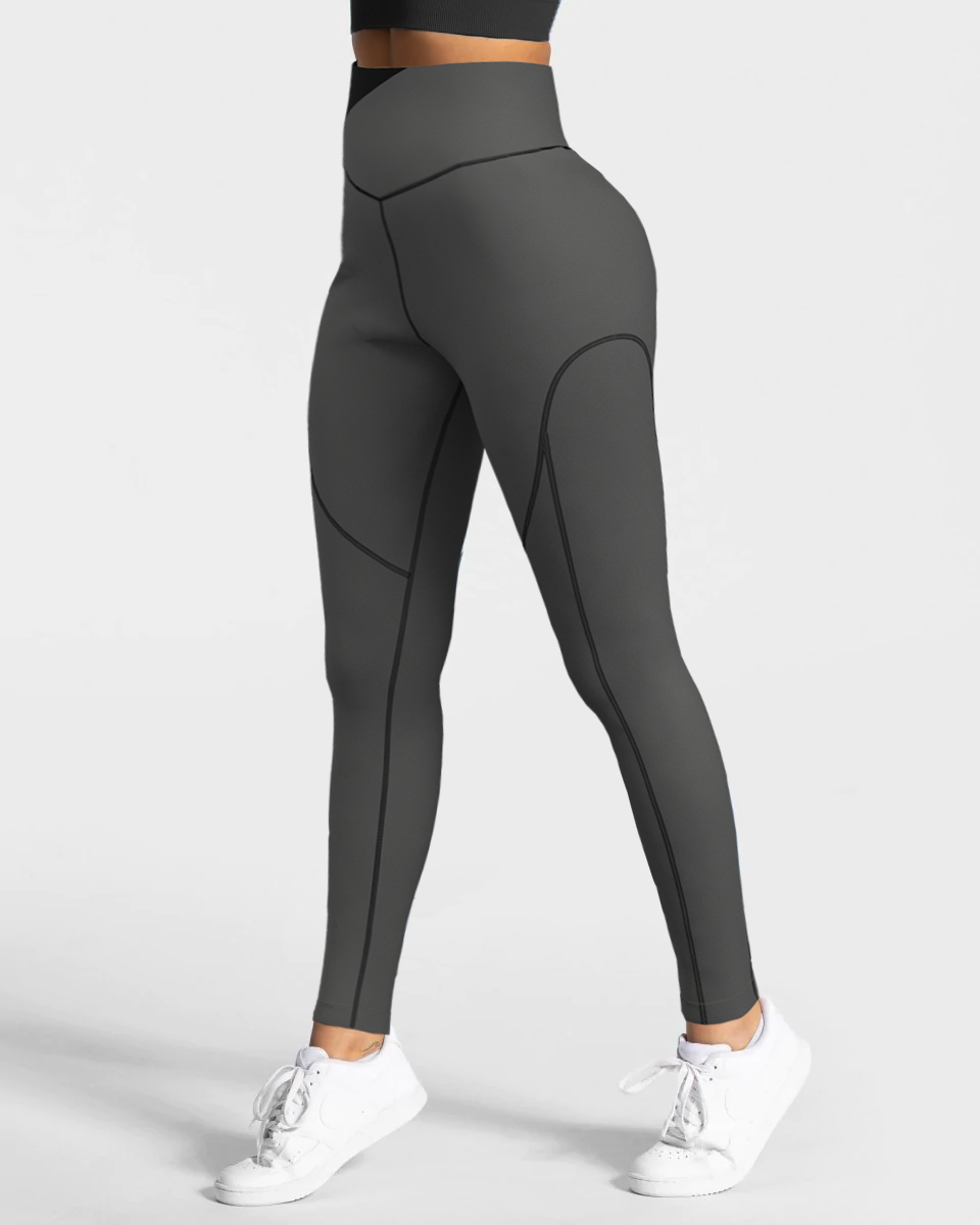 Charge+ High Waist Leggings - Grey