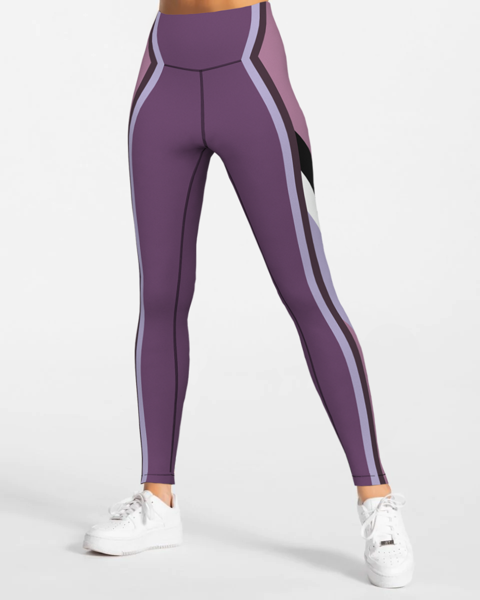 Elevate High Waist Leggings - Purple