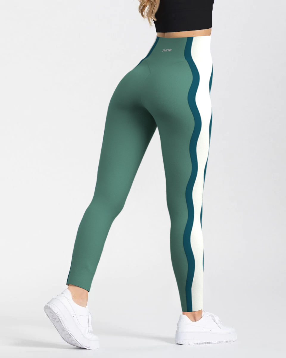 Enduro High Waist Leggings - Green