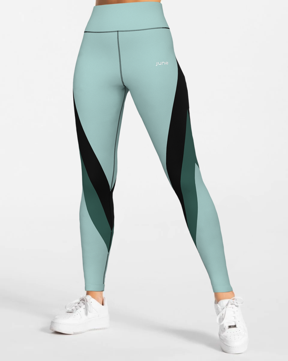 Surge High Waist Leggings - Green