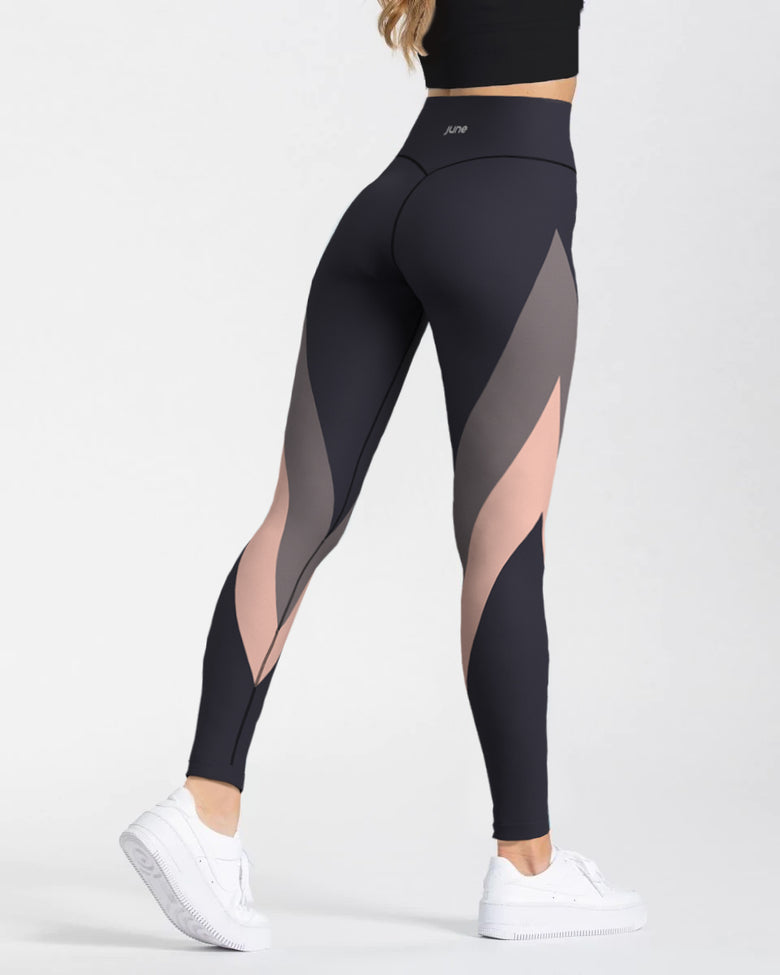 Surge High Waist Leggings - Mauve