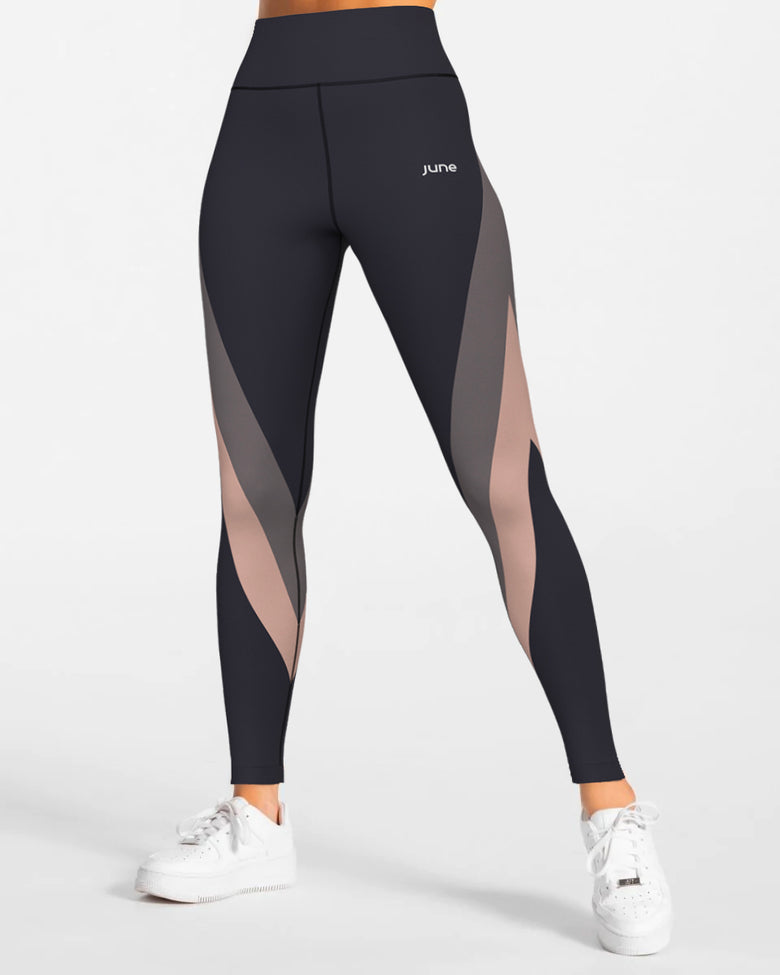 Surge High Waist Leggings - Mauve