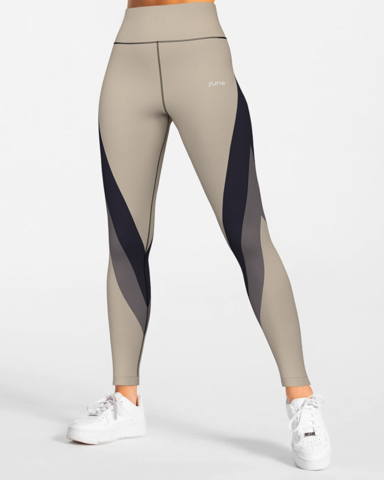 Surge High Waist Leggings - Mocha