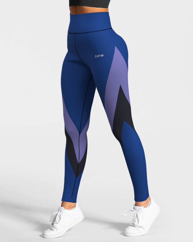 Surge High Waist Leggings - Royal Velvet