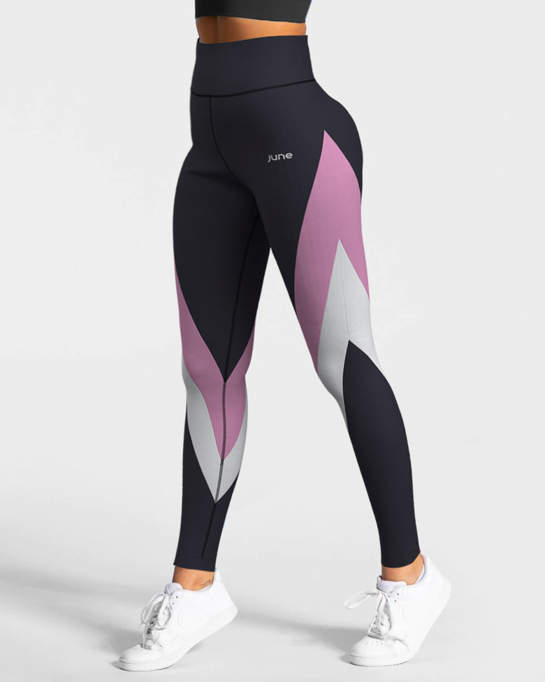 Surge High Waist Leggings - Velvet Plum