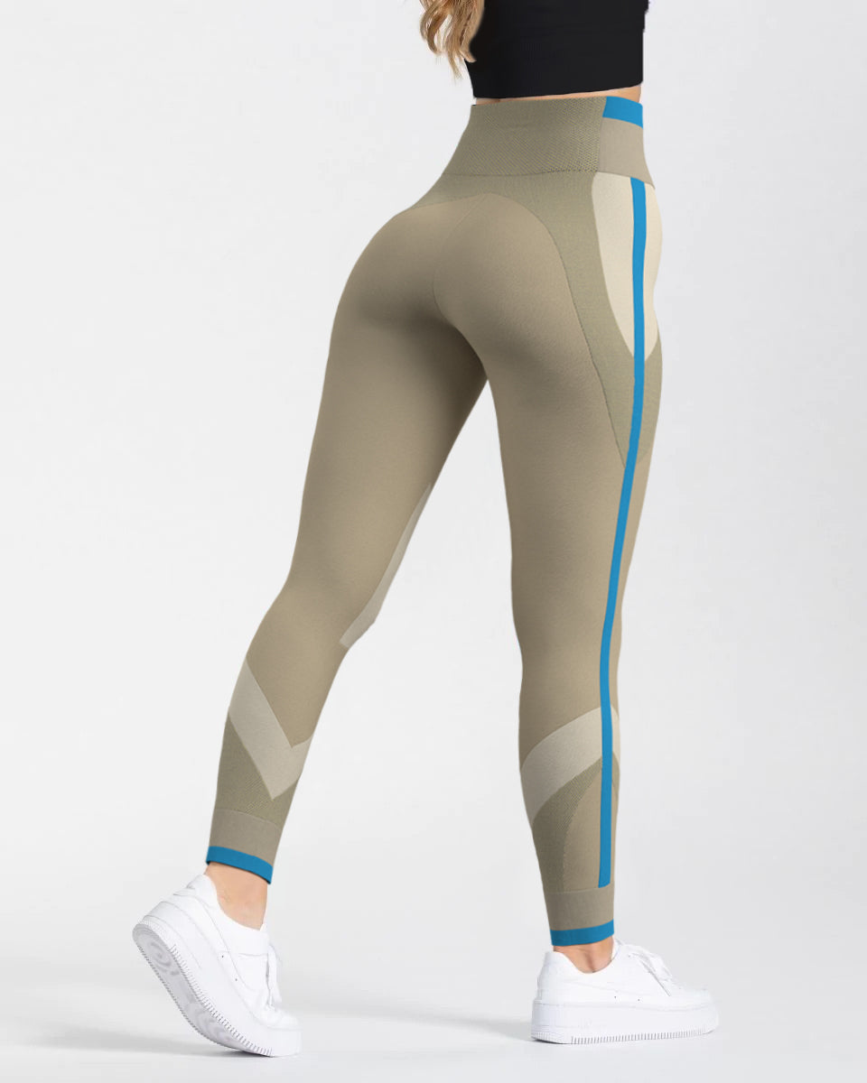 Motion High-Waist Seamless Leggings - Army Green