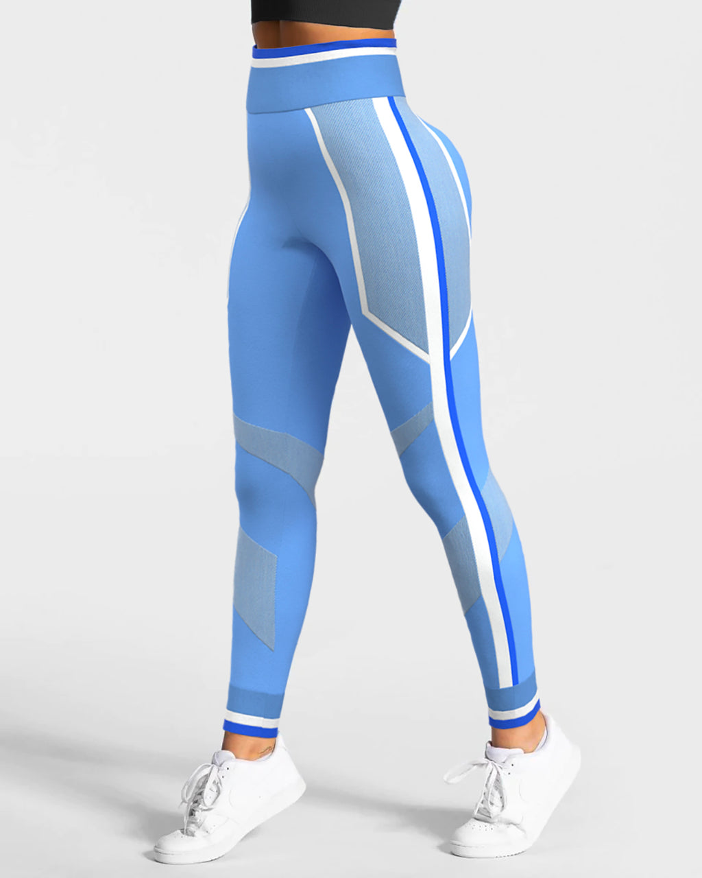 Nova High-Waisted Leggings - Blue